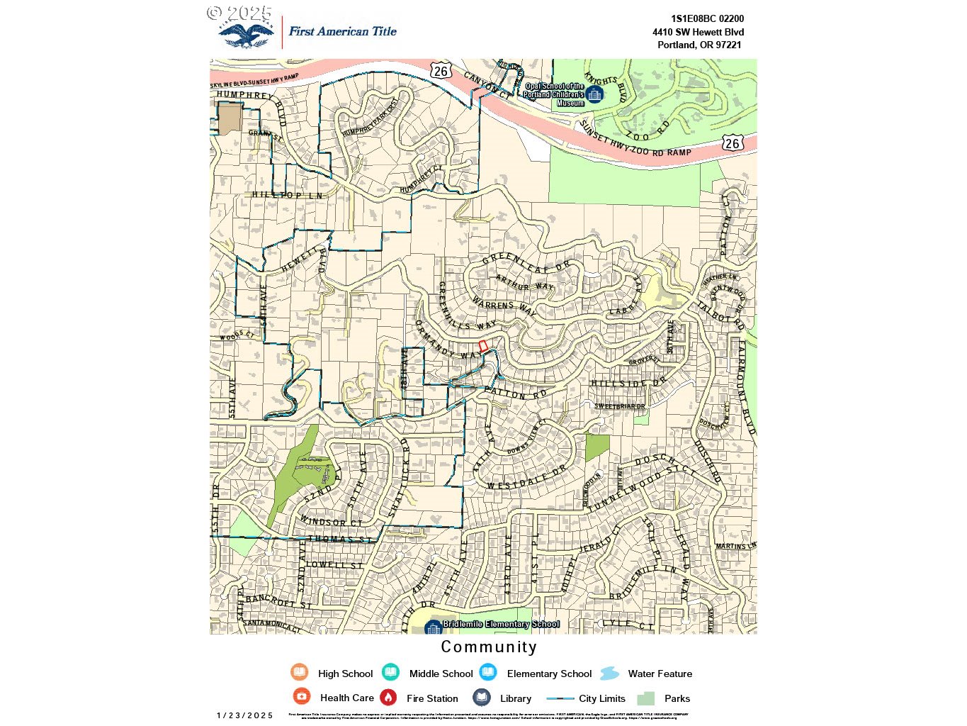 4410 SW W HEWETT BLVD, Portland, OR, 97221